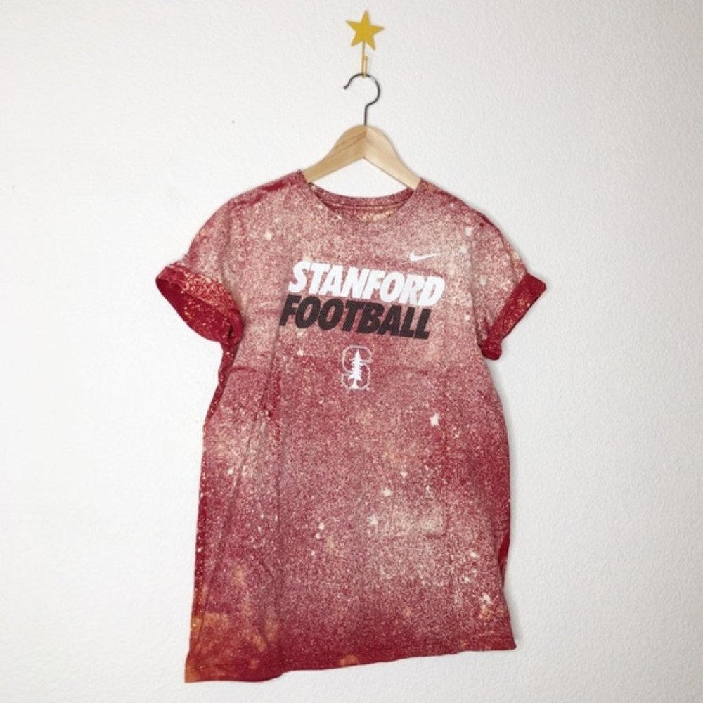 Stanford Football Bleached Out Tee